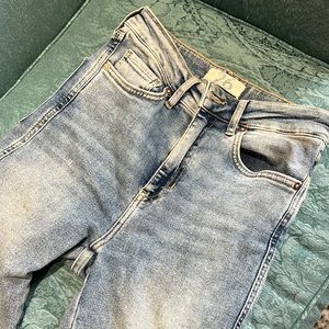 Free people high waisted skinny jeans